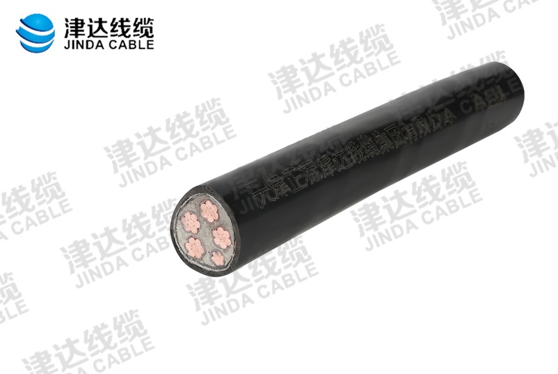 YJV22 鋼帶鎧裝交聯聚乙烯絕緣聚氯乙烯護套電力電纜 4*35+1*16㎡